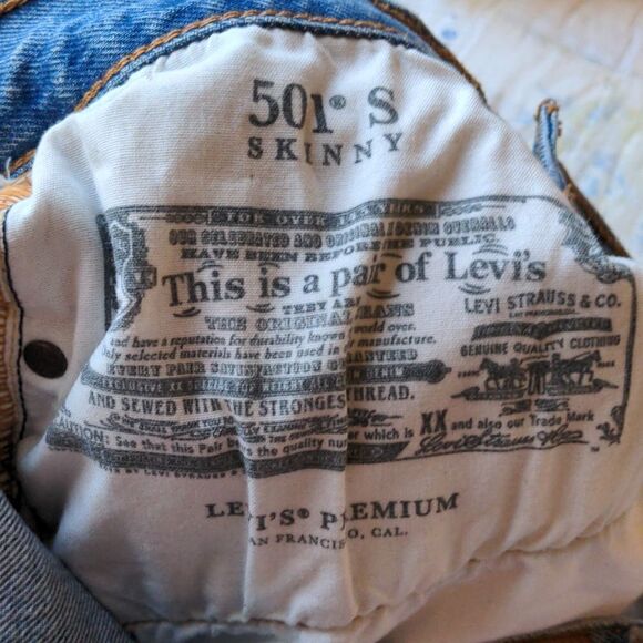 Levi's Premium 501 S jeans size 26/28‎ - Picture 10 of 12